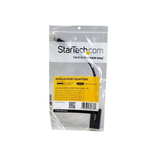 StarTech.com Mini DisplayPort to HDMI Audio MDP2HD4KS