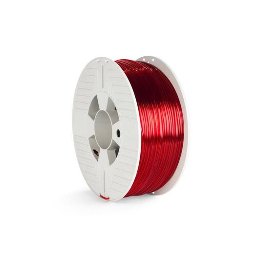 Verbatim Transparent red 1 kg PETG filament (3D) 55062