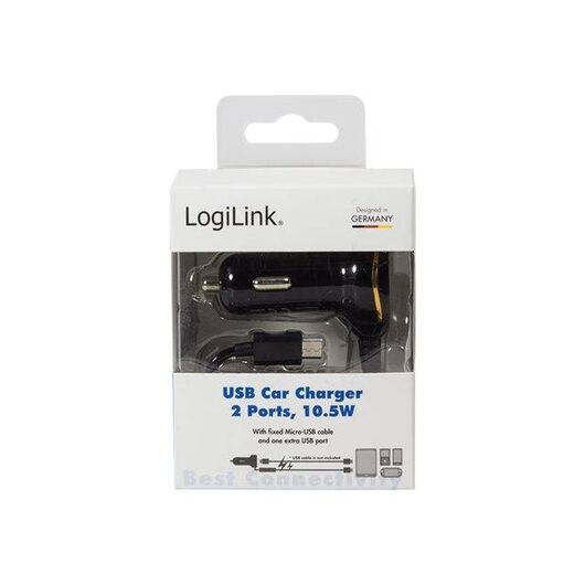 LogiLink Car power adapter 10.5 Watt 2.1 A 2 PA0147