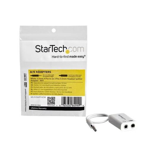 StarTech.com 4 Position Microphone and MUYHSMFFADW