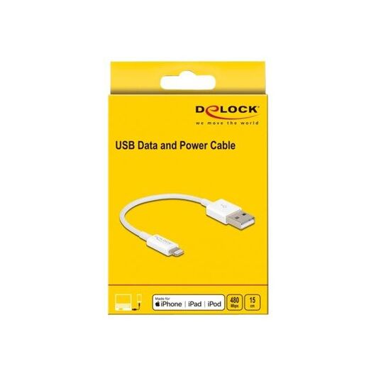 Delock Lightning cable USB male to Lightning male 83001