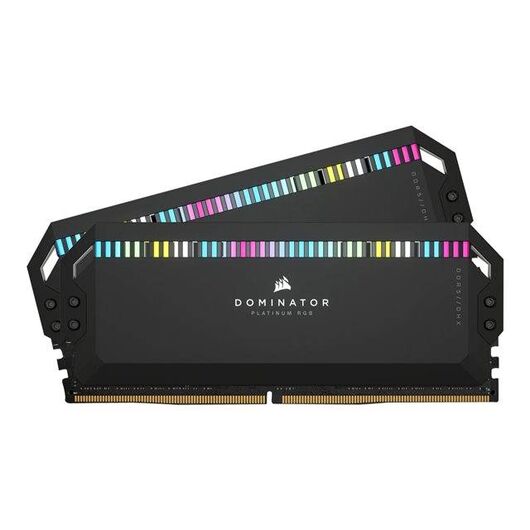 CORSAIR Dominator Platinum RGB DDR5 kit 32GB: 2 x 16GB Black