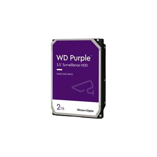 WD Purple WD22PURZ Hard drive 2 TB internal 3.5 WD22PURZ