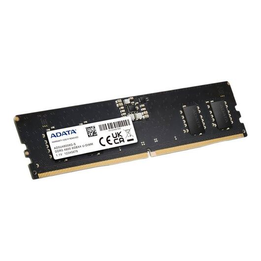 ADATA DDR5 module 8 GB DIMM 288pin 4800 MHz AD5U48008G-S