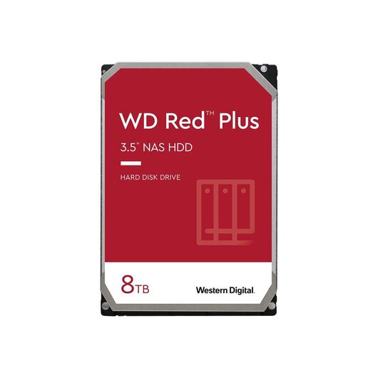 WD Red Plus NAS Hard Drive WD80EFZZ Hard drive 8 TB WD80EFZZ