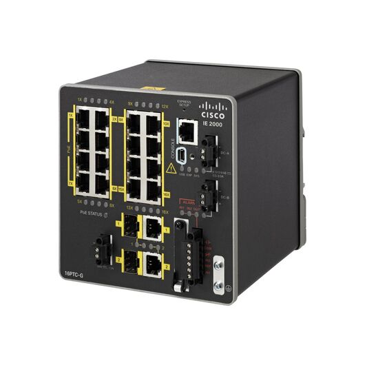 Cisco Industrial Ethernet 2000 Series Switch IE2000-16PTC-G-L