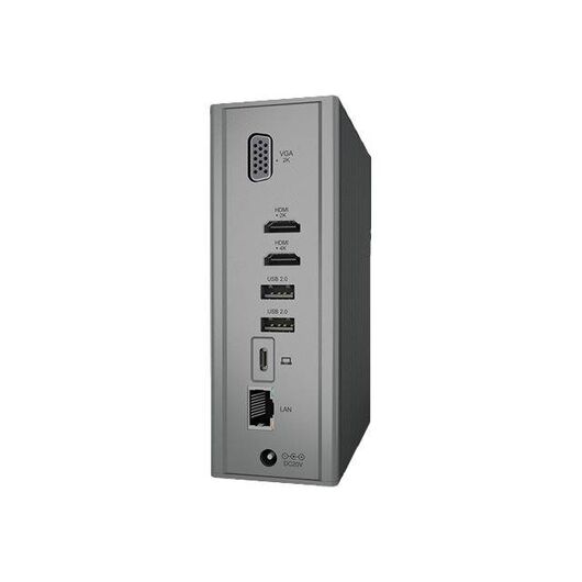 ICY BOX IBDK2262AC Docking station USB-C VGA, 2 x IB-DK2262AC
