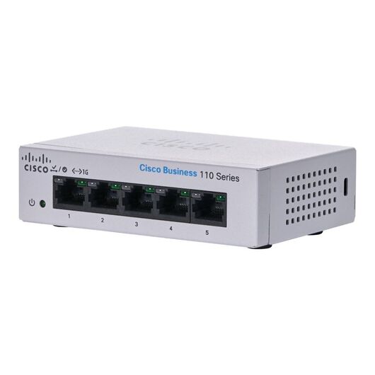 Cisco Business 110 Series 1105T-D Switch CBS110-5T-D-EU