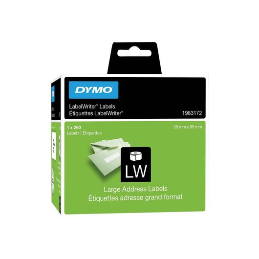 DYMO LabelWriter Large Selfadhesive white 89 x 36 mm 1983172