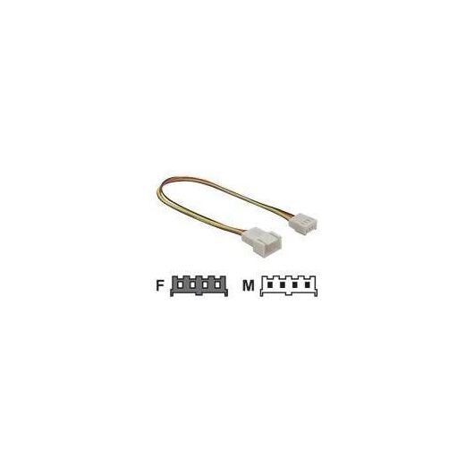 DeLOCK Power cable 4 PIN minipower connector (M) to 4 82429