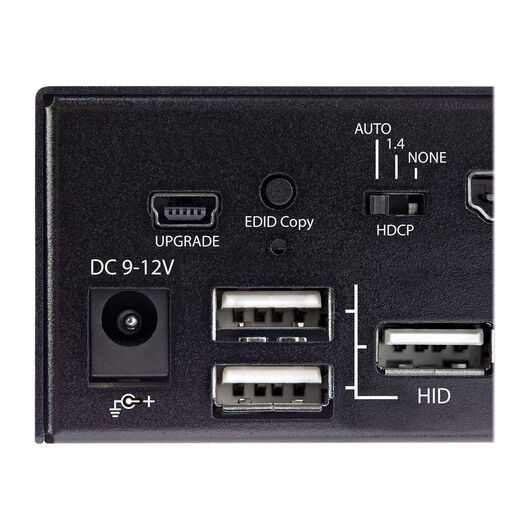 StarTech.com 2 Port HDMI KVM Switch, Single Monitor SV231HU34K6