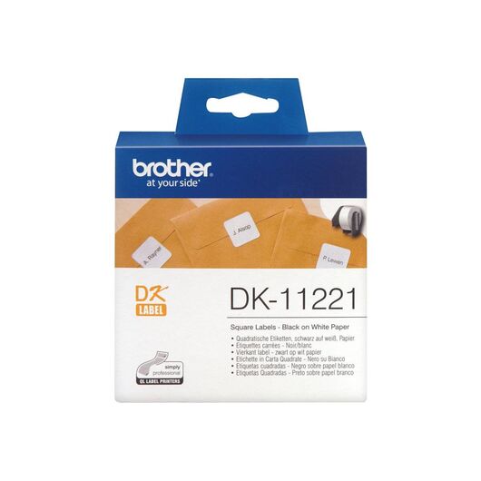 Brother DK11221 Black on white 23 x 23 mm 1000 DK11221