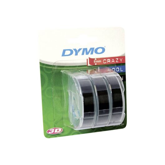 DYMO Selfadhesive black Roll (0.9 cm x 3 m) 3 roll(s) S0847730