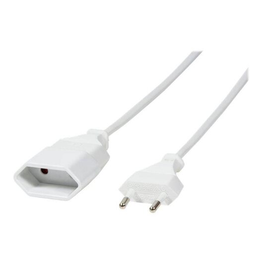LogiLink Power extension cable Europlug (F) to Europlug CP126