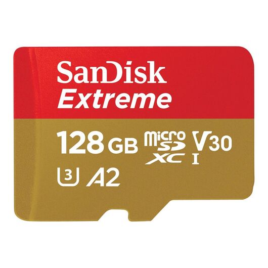 SanDisk Extreme Flash memory card (microSDXC SDSQXAA128G-GN6MA