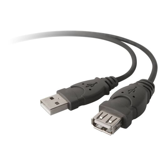Belkin 3m USB AA 2.0 Extension Cable, MF, 480Mp USB F3U134B10