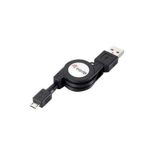 Equip USB cable USB (M) to MicroUSB Type B (M) 1 m 128595