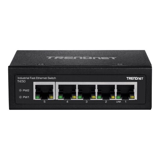 TRENDnet TIE50 Switch unmanaged 5 x 10100 DIN rail TI-E50