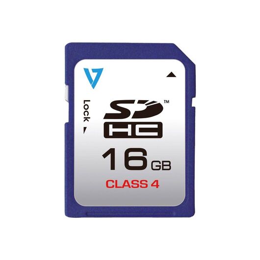 V7 VASDH16GCL4R Flash memory card 16 GB Class 4 VASDH16GCL4R2E