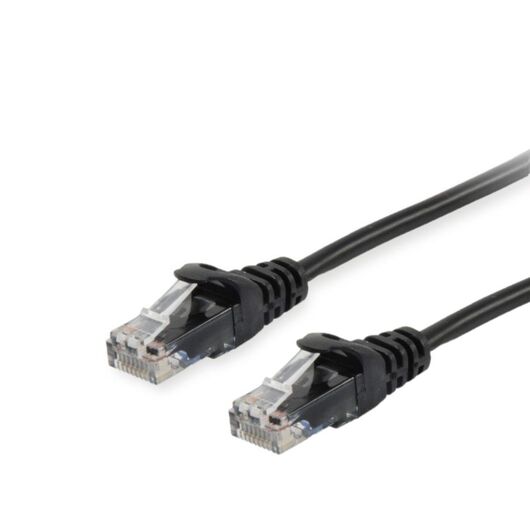 Equip Life / Patch cable / Cat.6 U/UTP Patch Cable, 0.25m , Black