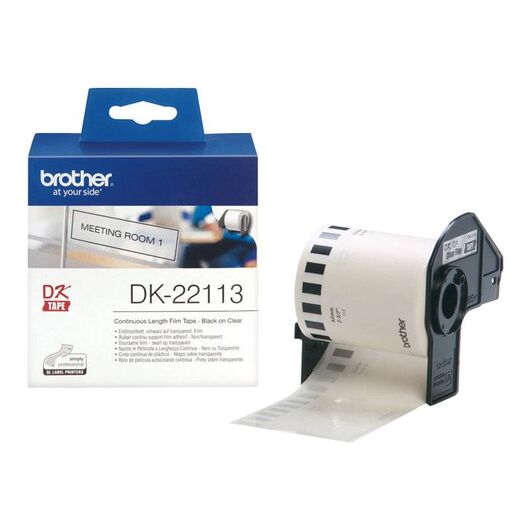 Brother DK22113 Clear Roll (6.2 cm x 15.2 m) film for DK22113