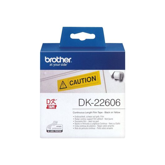 Brother DK22606 Yellow Roll (6.2 cm x 15.2 m) film for DK22606