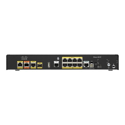 Cisco 891F Router ISDNMdm 8port switch GigE C891F-K9