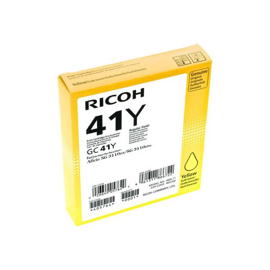 Ricoh Yellow original ink cartridge for Ricoh SG 405764