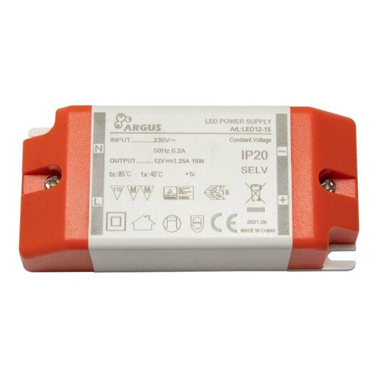 InterTech LED12-15 LED driver 15 Watt 1.25 A (2 pin 88882198