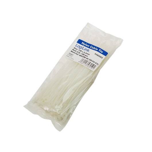 LogiLink Cable tie 13 cm (pack of 100) KAB0002