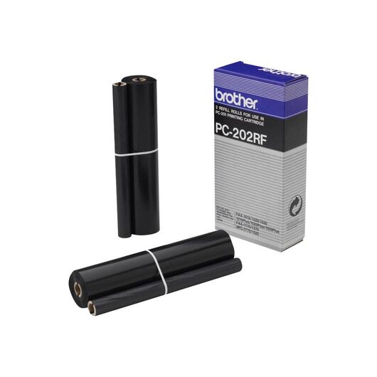 Brother 2pack black print cartridge refill for Brother PC202RF