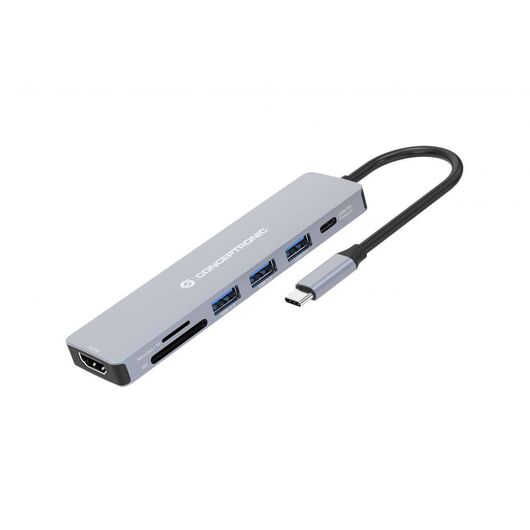 Conceptronic 7-in-1 USB 3.2 Gen 1 Docking Station DONN19G