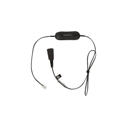 Jabra GN1216 Headset cable RJ9 male to Quick 8800104
