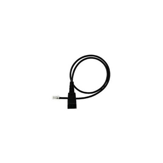 Jabra Headset cable RJ10 male to Quick Disconnect 88000025