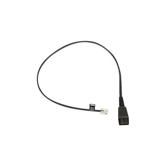 Jabra Headset cable RJ10 male to Quick Disconnect 88000025