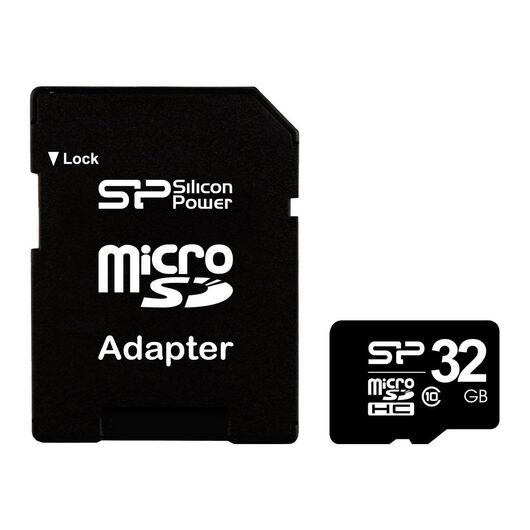 SILICON POWER Flash memory card 32GB SP032GBSTH010V10SP