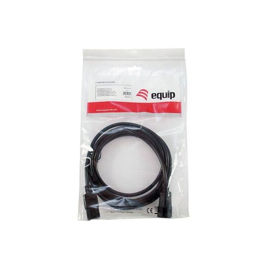 Equip High Quality Power Cord, C13 to C14, 1.8m 112100