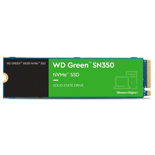 WD Green SN350 SSD 500 GB M.2 2280 PCIe WDS500G2G0C