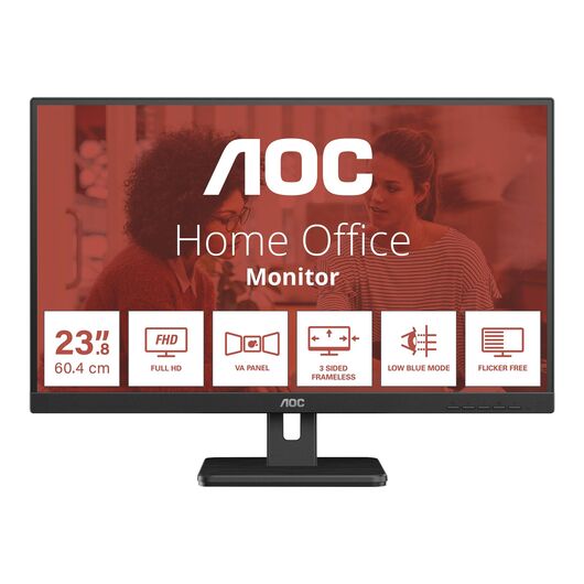 AOC Essentialline 24E3UMBK LED monitor 24 1920 x 1080 24E3UM