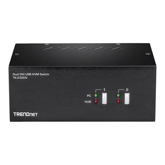 TRENDnet TK232DV KVM audio USB switch 2 x KVM audio TK232DV