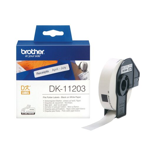 Brother DK11203 Black on white 17 x 87 mm 300 label(s) DK11203