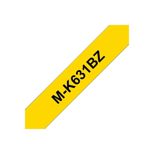 Brother MK631BZ Black on yellow Roll (0.9 cm x 8 m) 1 MK631BZ