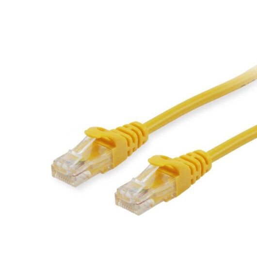 Equip Cat 6A U UTP Patch Cable 0.5m Yellow 603061