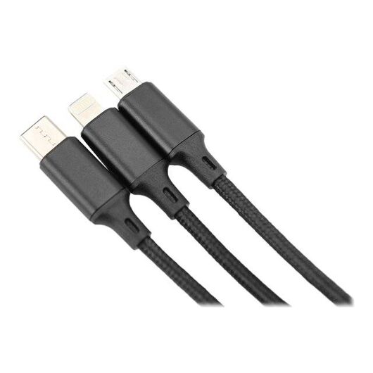 DIGITUS Lightning cable USB male to MicroUSB AK300160010S
