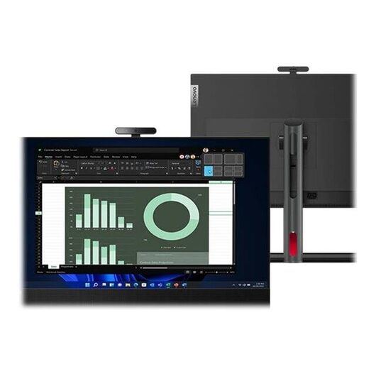 Lenovo ThinkCentre M90a Gen 3 11VF - All-in-one - with Full Function Monitor stand - Core i5 12500 / 3 GHz - vPro Enterprise - RAM 16 GB - SSD 512 GB - TCG Opal Encryption, NVMe, Performance - DVD-Writer - UHD Graphics 770 - GigE, Bluetooth 5.2, 802.11ax (Wi-Fi 6E) - WLAN: Bluetooth 5.2, 802.11a/b/g/n/ac/ax (Wi-Fi 6E) - Win 11 Pro - monitor: LED 23.8" 1920 x 1080 (Full HD) - keyboard: German - black - TopSeller - with 1 Year Lenovo Premier Support