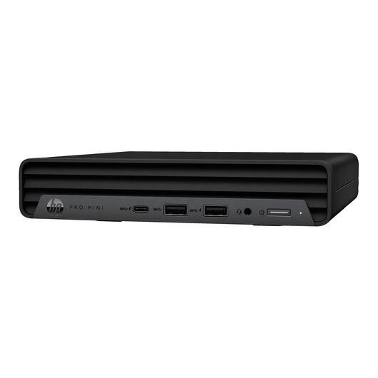 HP Pro 400 G9 - Wolf Pro Security - mini - Core i5 12500T / 2 GHz - RAM 16 GB - SSD 512 GB - NVMe - UHD Graphics 770 - GigE, 802.11ax (Wi-Fi 6E), Bluetooth Dual-Mode - WLAN: 802.11a/b/g/n/ac/ax (Wi-Fi 6E), Bluetooth 5.3 wireless card - Win 11 Pro - monitor: none - keyboard: German - promo - with HP Wolf Pro Security Edition (1 year)
