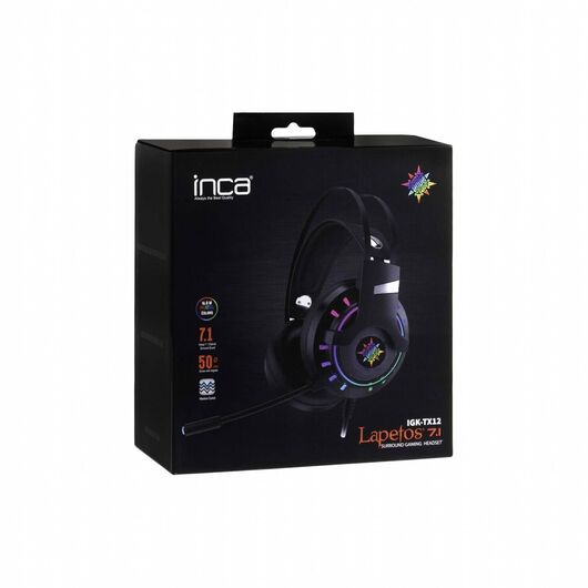 Cian GmbH Cian INCA Lapetos Series 7.1 Surround Gaming Headset  Black