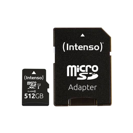 Intenso microSD 512GB UHS-I Perf CL10| Performance - 512 GB - MicroSD 3424493