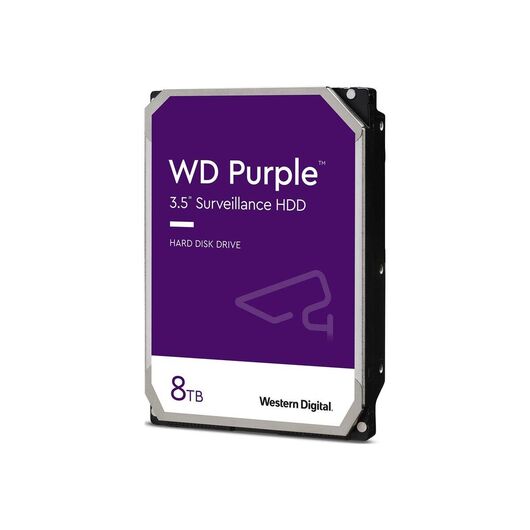 WD Purple WD85PURZ - Hard drive - 8 TB - internal - 3.5" - SATA 6