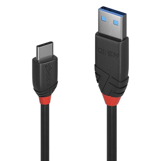 Lindy Black Line - USB cable - USB Type A (M) to USB-C (M | 36914